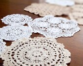 Custom Vintage Doily Table Runner:  120  Inch Made to Order