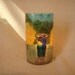 Couple in Love Handpainted Candleholder