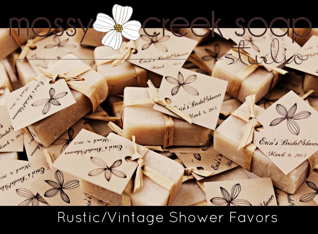 50  Natural Mini Eco Friendly Soap, Bridal Shower, Baby Shower, Birthday Favor, Wedding Favors