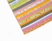 Reversible Baby Quilt - California Dreaming - Hand Sewn Doublesided 2in1 Baby Toddler Quilt (California Dreaming in French)