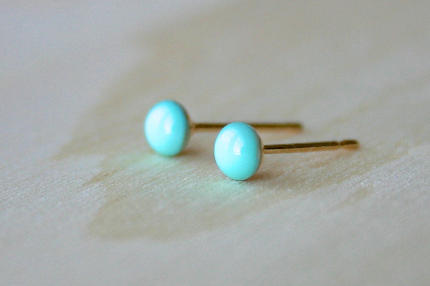Tiny Studs - 1.5mm-4.5mm, Seven Sizes: Robin's Egg Blue