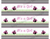 Instant Download Ladybug Baby Shower Water Bottle Wraps Il_170x135