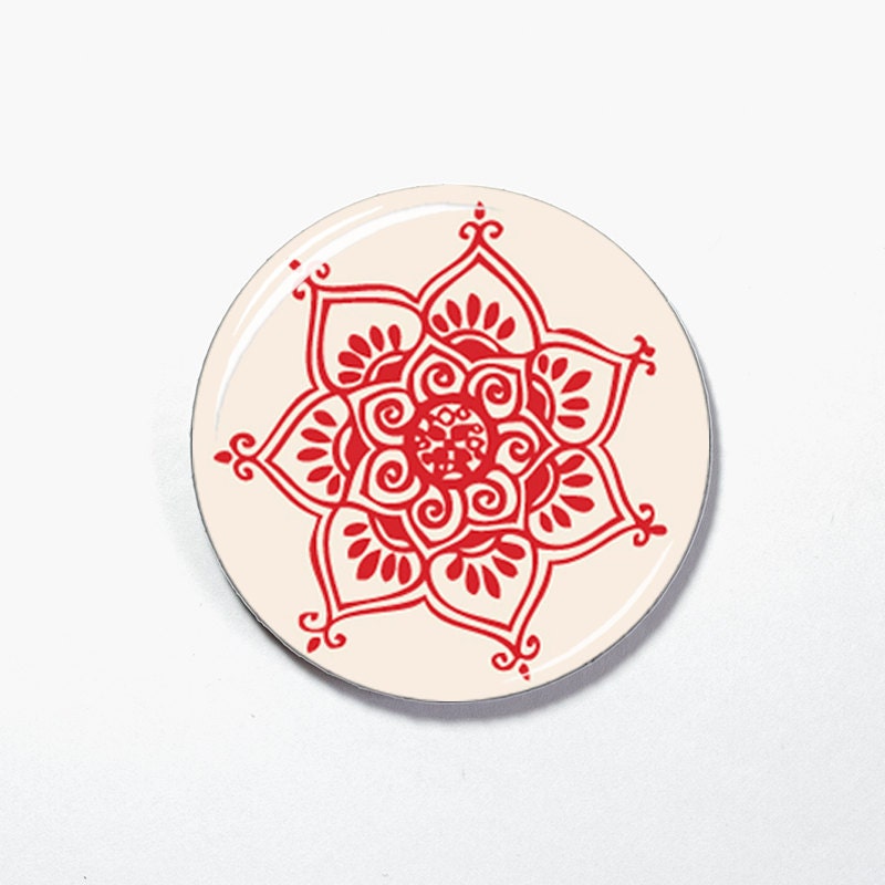 Magnetic Necklace Toppers, Red Star Flower, Like Magnabilities Necklaces, Pendant Toppers for Magnet Necklace (29)