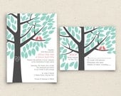 Mod Tree - Elegant Wedding Invitation Suite - SAMPLE SET