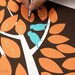 Wedding Guest Book - The Modwik - A Peachwik Interactive Art Print - 150 guest sign in - Modern Tree Guestbook