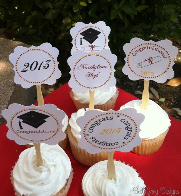 College High School Graduation Party Decorations Circle Topper 2013 Il_170x135
