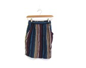 Vintage Tribal Print Mini Skirt
