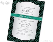 Art Deco Invitation: DIY Party Printable