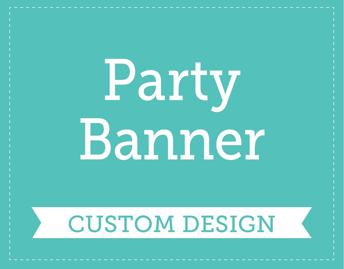 Custom Banner Design: Printable PDF