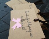 Bridesmaid Gift Thank You Tags, (25), Bridesmaid Gifts, Wedding Party Thank You Tags for Sale, Thanks for Helping Me Tie the Knot