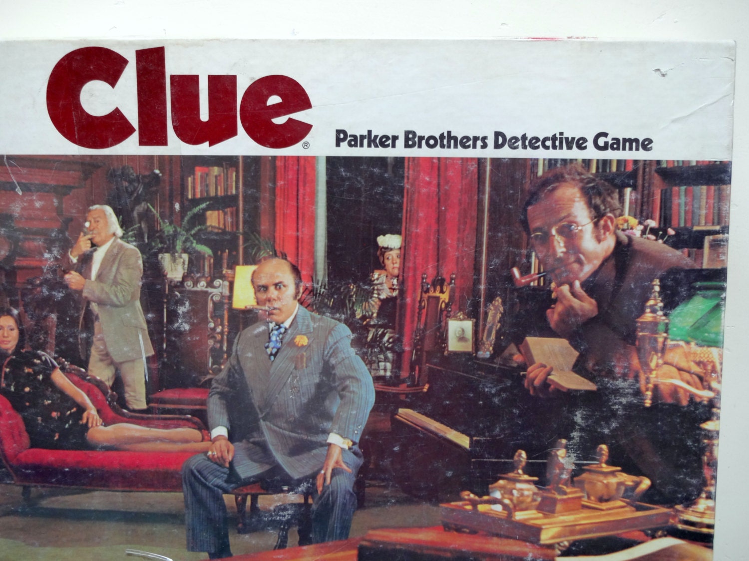 Vintage Parker Brothers Clue Board Game 1972