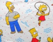 Vintage The Simpsons One Panel Curtain 1990