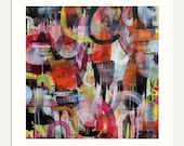 Babel - Fine Art Giclée Print from an original oil abstract expressionist painting