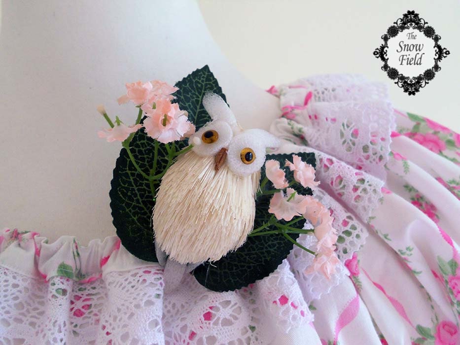 Mori girl flower hair clip / broach 4