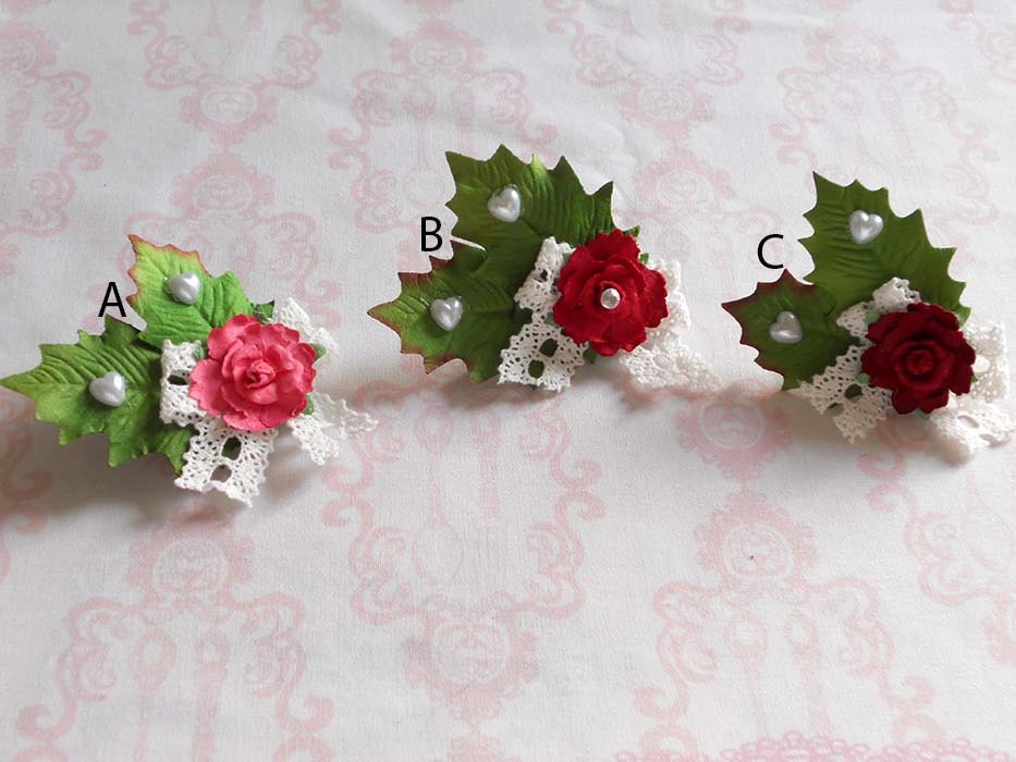Mori girl flower broach 15