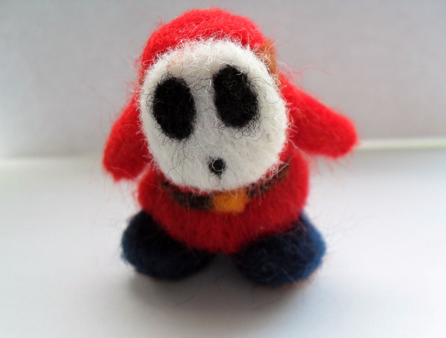 Needle felted Shy Guy