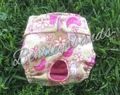 Love Birds small female dog diaper in season diaper panty