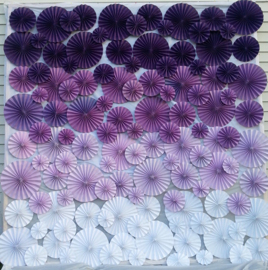 Pinwheel Wall 8' x 8' Custom Color Wedding Event Decoration