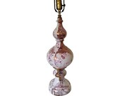 Marbelized Lamp Copper and Lavender