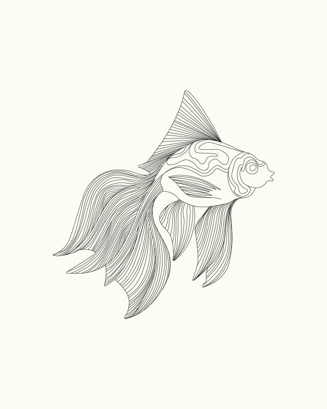 Goldfish Print