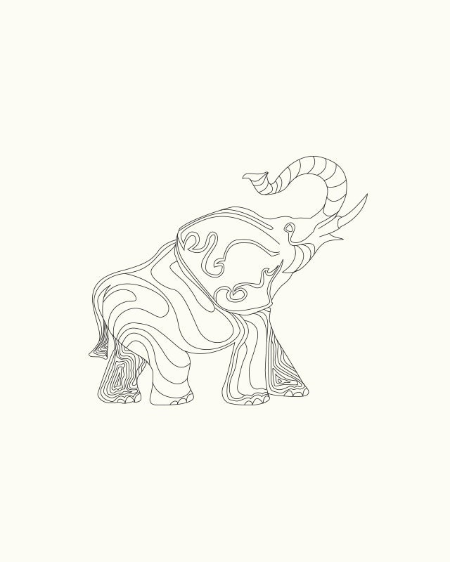 Elephant Print
