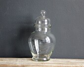 Glass Apothecary Jar.