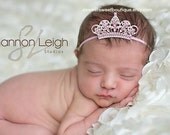 Pink Baby Tiara Baby Headband Newborn Headband Sweet Tiara Headband From The Sweet Baby Royalty Tiara Collection Stunning Unique Photo Prop