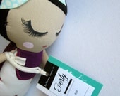 READY TO SHIP-Everly Limited edition Cloth Doll