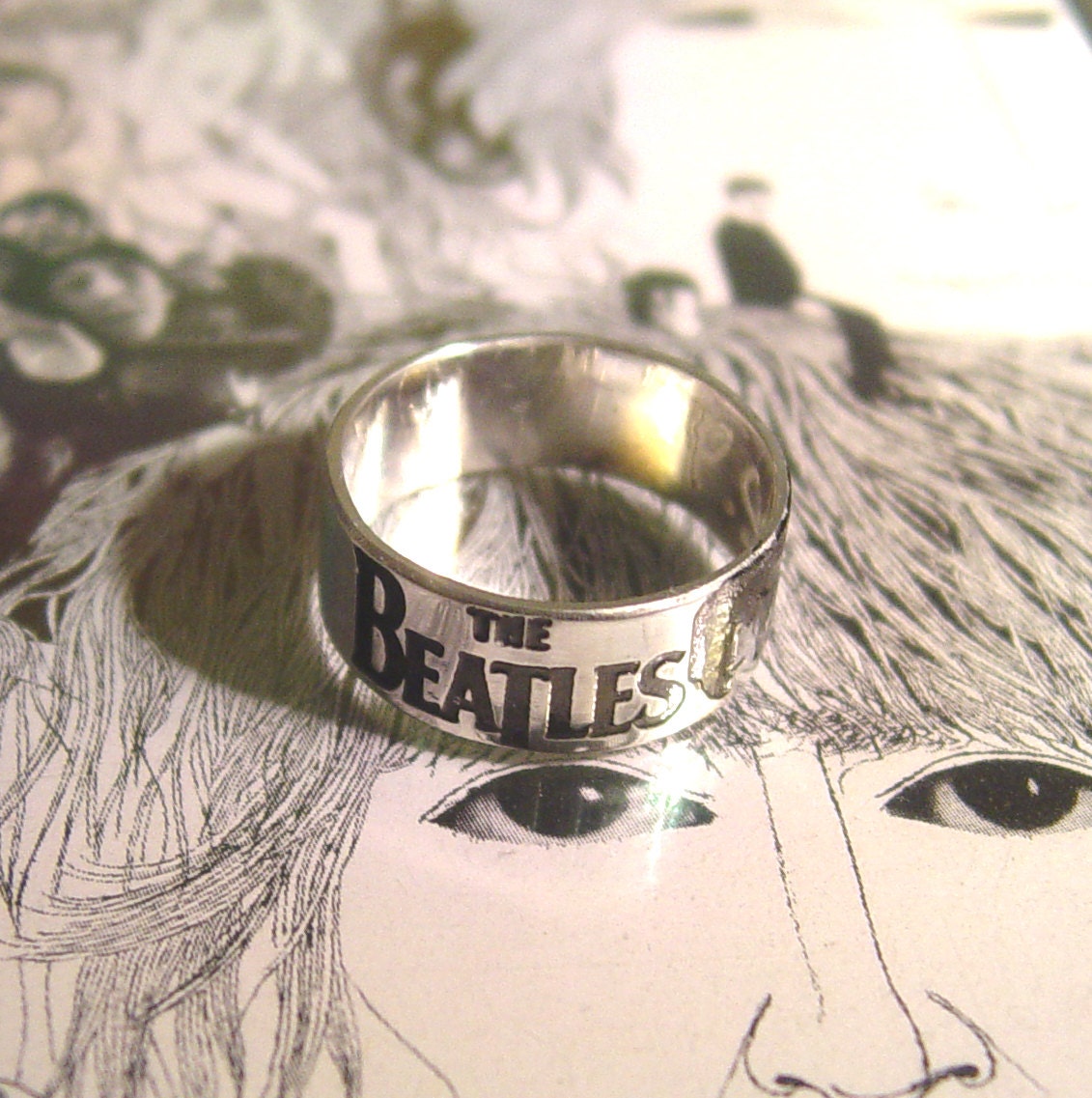 Ring - The Beatles - Sterling Silver 925 Hallmarked