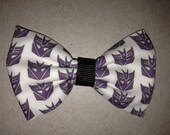 Transformers Decepticon Themed Fabric Hair Bow