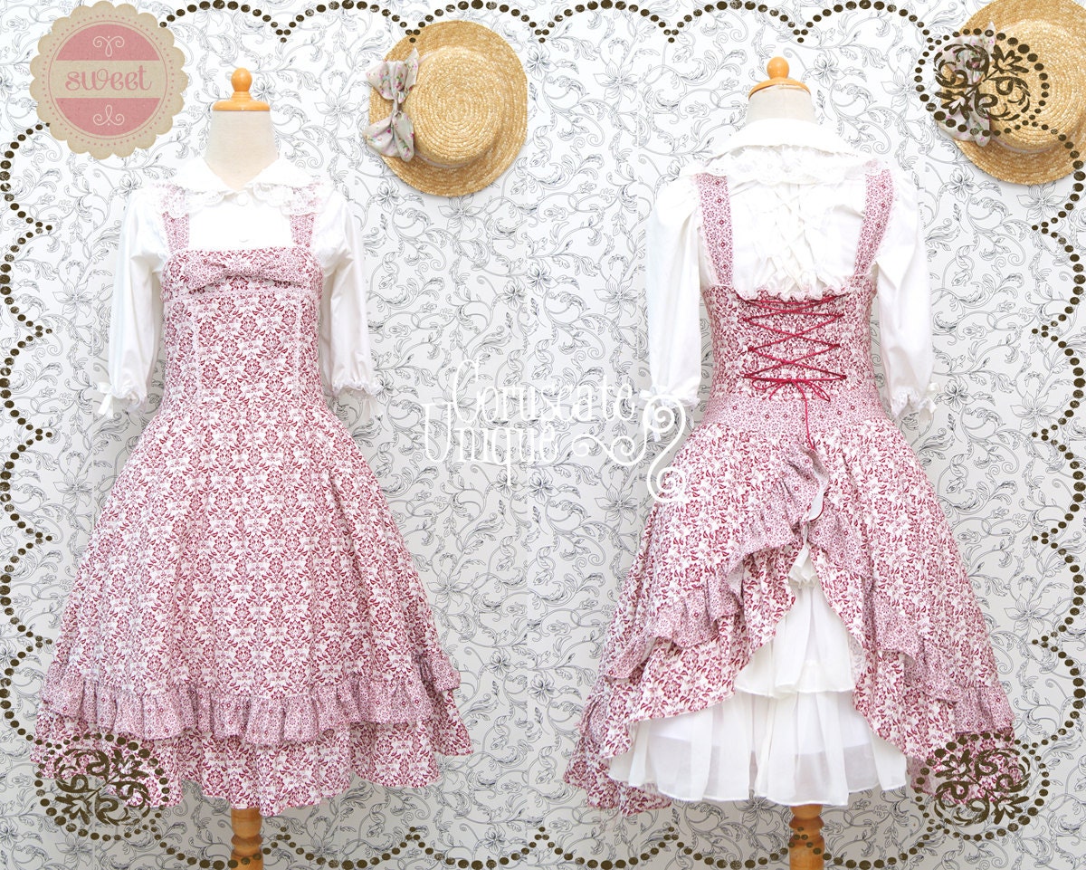 Victorian Classic Dress Chiffon Tiered