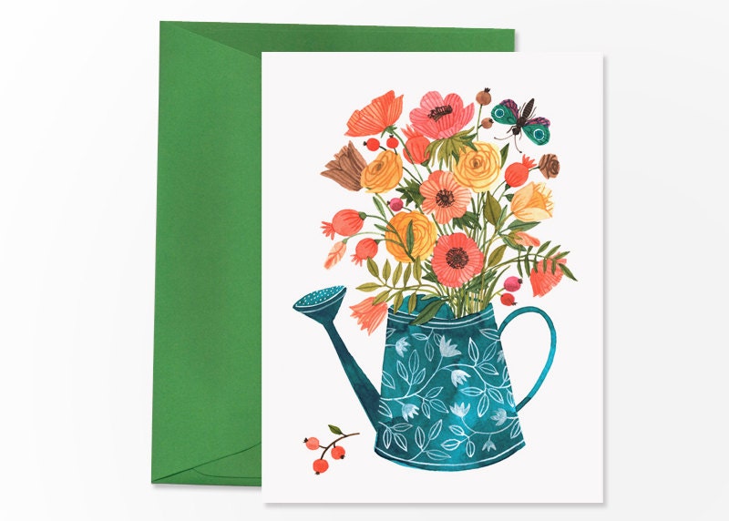 Garden Flowers Card