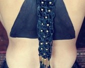 Black River Macrame Necklace