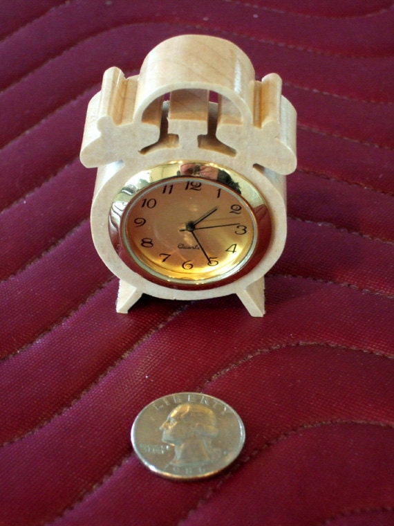 Miniature Clock in Alarm Clock Shape