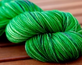 Laceweight yarn - OOAK hand-dyed 80/20 SW Merino/Silk - Spam - "A Tramp Up A Mountain"