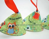 Pee Pee Tee Pees for Baby Boys - Owls - Set of 4