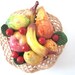 Vintage Italian Porcelain Fruit Basket Bowl Centerpiece