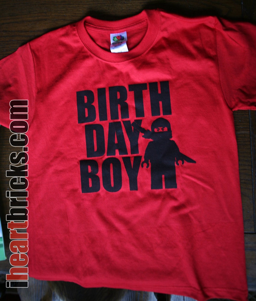Birthday Boy Ninja Kids T-shirt