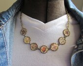 Paper Necklace "Antiquated" Paper For the First Year Anniversary