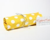 Yellow Dots Crib Sheet - Fitted or Flat