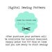 Paper piecing pattern - instant download digital pattern - PDF sewing pattern - White Picket Fence