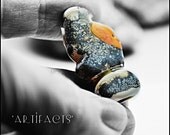 Lampwork focal pendant bead   'Arrowhead'   sra