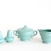 Franciscan China El Patio Set Turquoise Mint Green