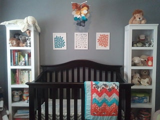 Handmade Nursery Mobile...Orange Limeade