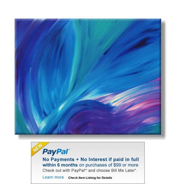 Multicolored Abstract. Original Handpainted Acrylic Painting. Size 18 x 24