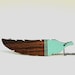 Wooden Feather Necklace Wood Pendant Mint Feather Necklace Eco Friendly