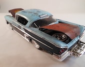 1958 Chevrolet  1/24 scale model car in blue