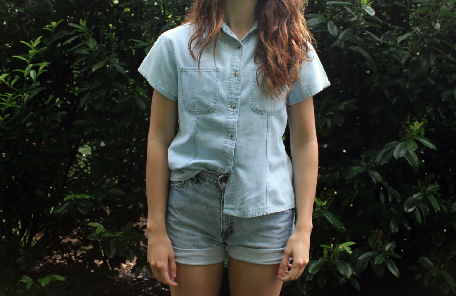 Classic Denim Button-Up