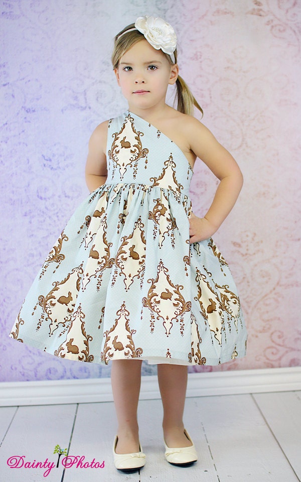 Paris' Party Dress PDF Sewing Pattern sizes 6/12 months to 8 girls