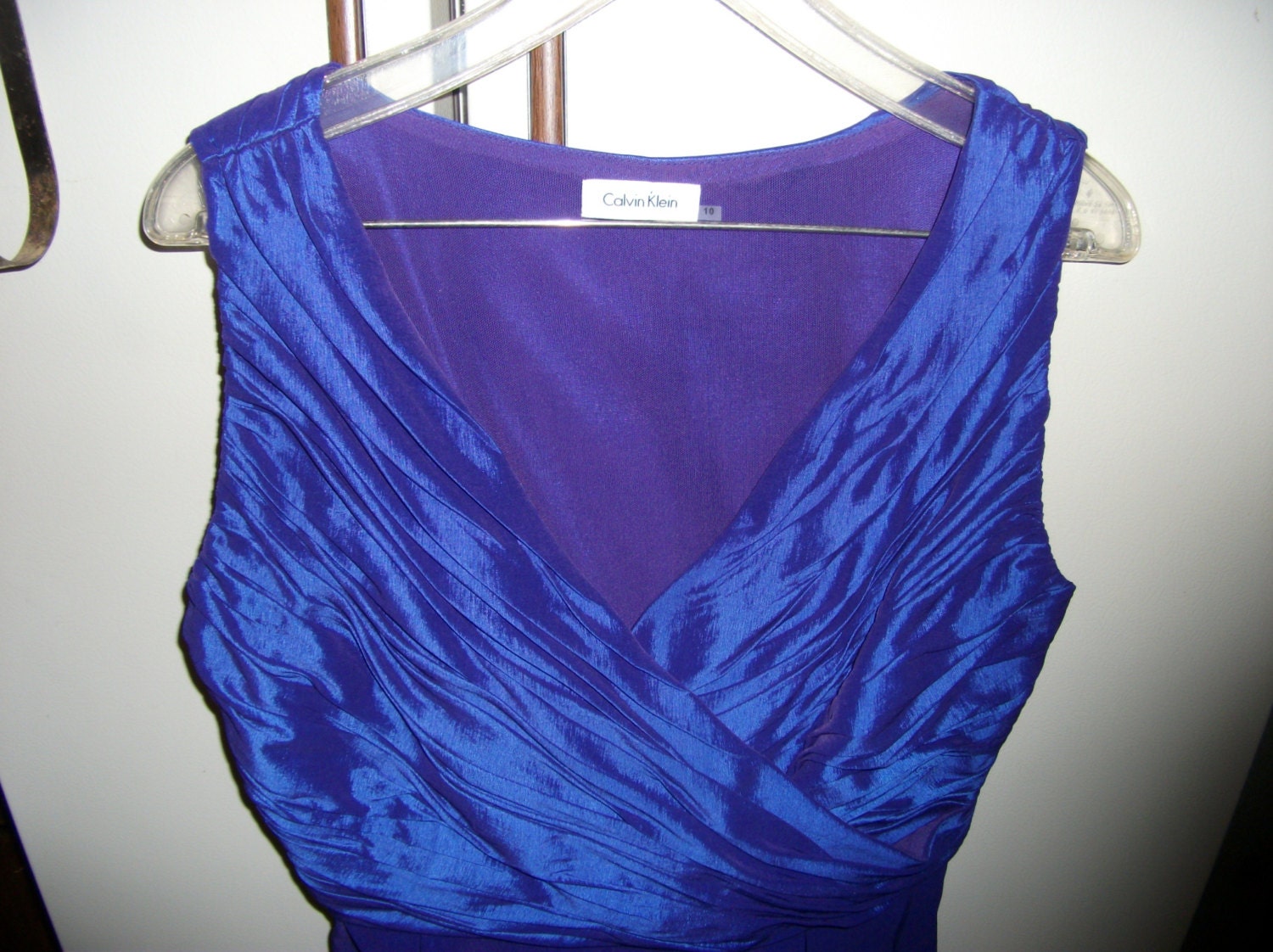 Vintage Calvin Klein Cocktail Evening Dress Size 10 Only 28 USD